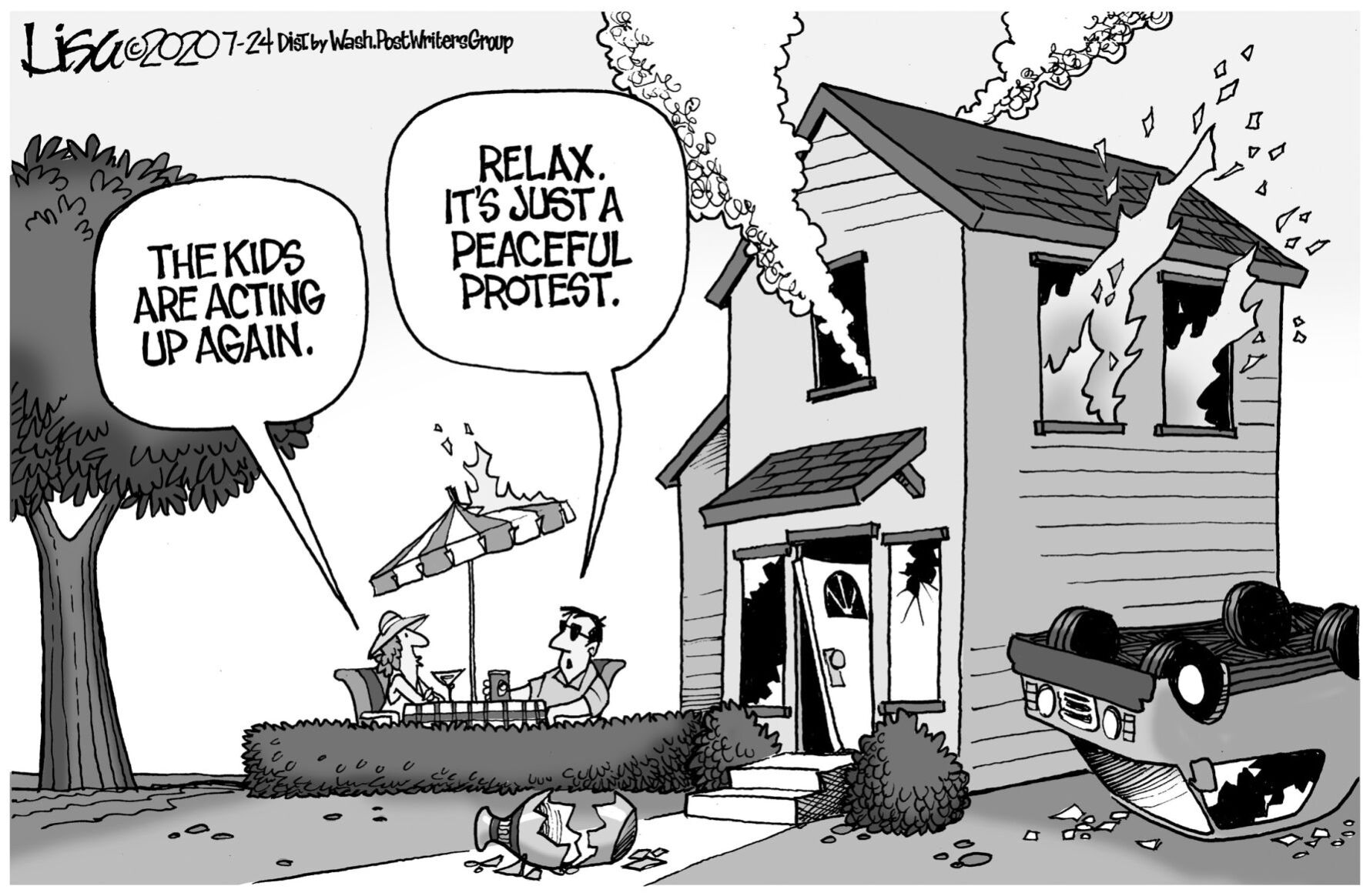 Lisa Benson cartoon for July 28, 2020